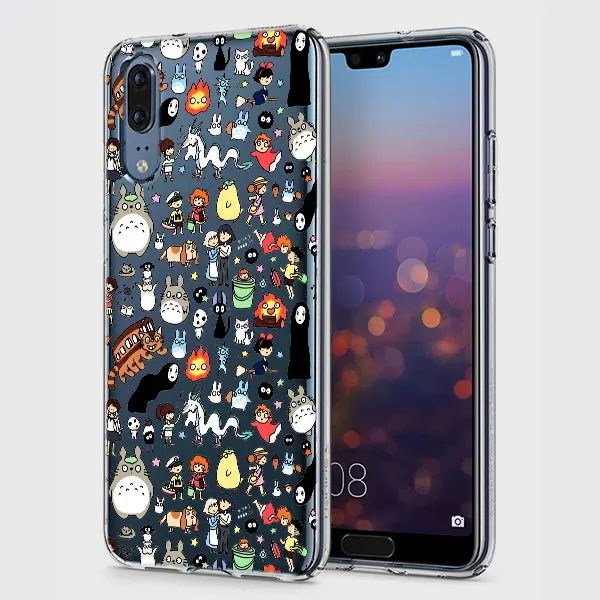Аниме Тоторо, гибли унылый ТПУ силиконовый чехол для телефона для huawei P30 P20 P30 Pro P30 P20 Lite P10 Мягкий силиконовый чехол для телефона - Цвет: 02