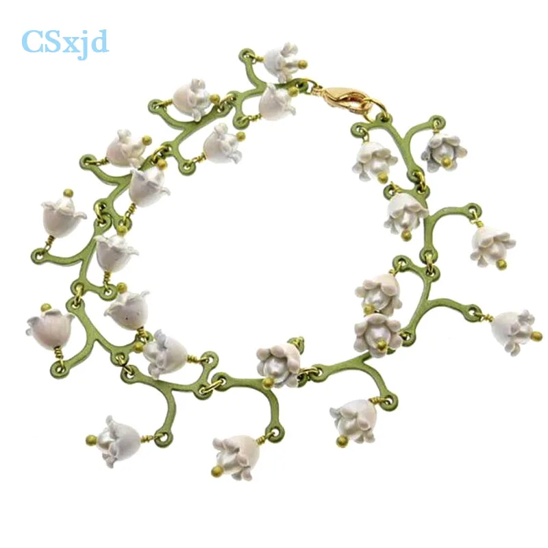 

CSxjd Natural pearl Valley lilium orchid Vintage bracelet Women bracelet jewelry accessorie