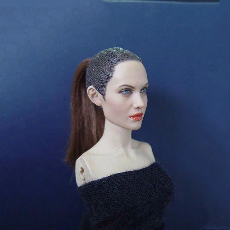 1//6 Avril Lavigne blonde cheveux court HEAD SCULPT FOR 12/" PHICEN TBLeague Figure
