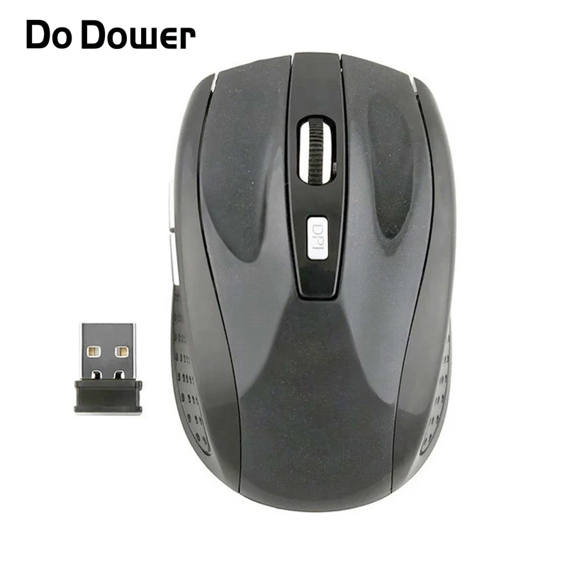

Do Dower 2.4G Wireless Optical Mouse Computer Left Right Handed USB Mice Nano Receiver Mini Travel for Laptop Desktop Gaming