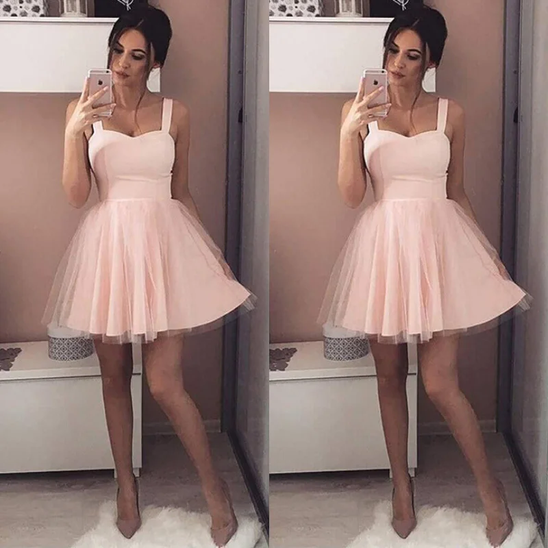 

Fashion Women Ladies Casual Sleeveless Party Evening Ball Gown Dress Summer Female Mini Dresses