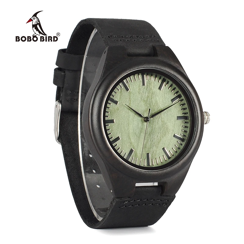 BOBO BIRD Men's Woooden Watches Fashion Japan Move' Quartz Watch Male Wristwatches relogio masculino relojes C-F03 DROP SHIPPING