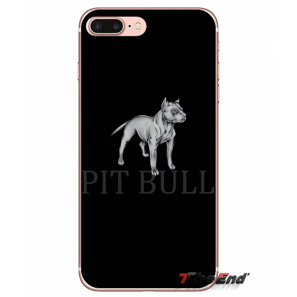Для Apple IPhone X 4 4S 5 5S SE 5C 6 6s 7 8 плюс Plus щенка питбуля защитный чехол для телефона Gog
