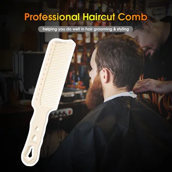 

Professional Haircut Comb Hair Brush for Hair Cutting Styling Grooming Anti-static Barber Clipper Comb Salon Hair Styling Tool