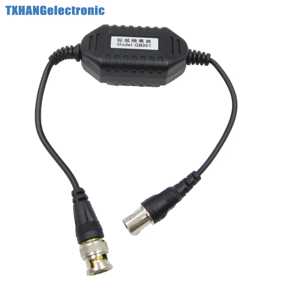 

Ground Loop Isolator Video Balun Coaxial BNC Male to Female CCTV Anti-jam
