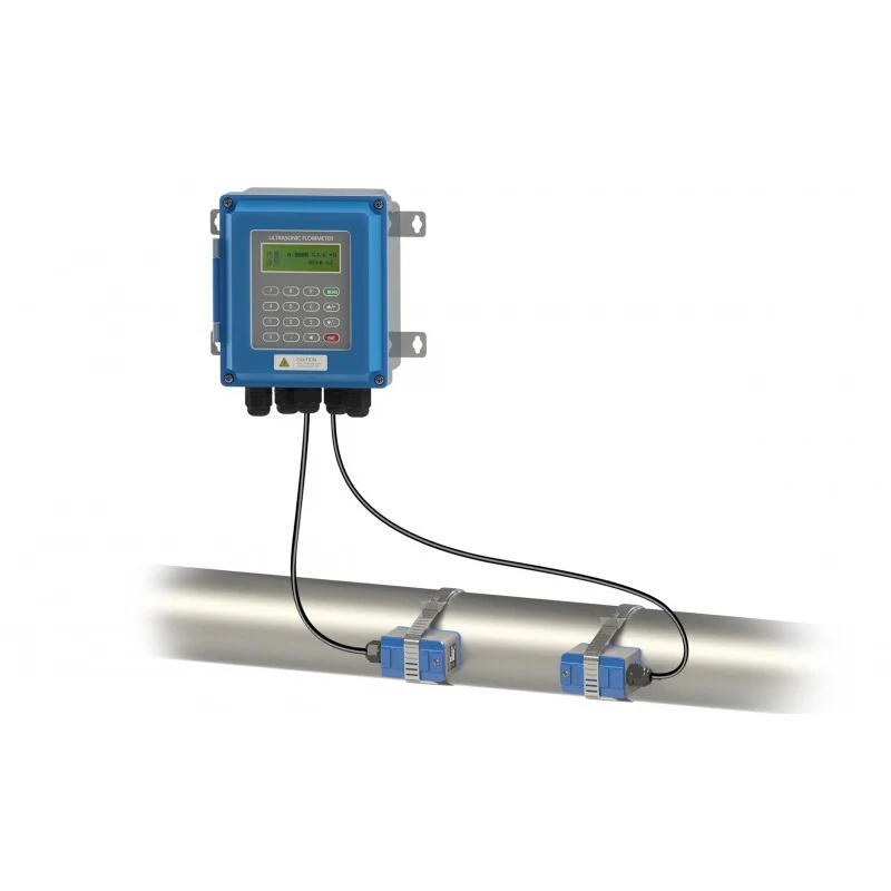 

Ultrasonic flow meter TUF-2000B TS-2/TM-1 Transducer DN15-100mm/DN50-700mm liquid flowmeter wall mounted type ModBus Protocol