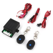 Universal Car Engine Push Start Remote Control Button Starter DC12V Car Keyless Entry Start Stop Immobilizer remote engine start stop passive keyless entry car alarm kit 433 92mhz push button start stop and touch password entry