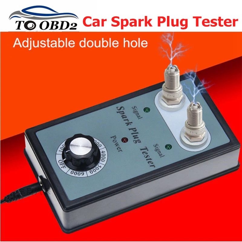 12V Car Spark Plug Tester Dual Hole Ignition Plug Analyzer Tool - Foto 8