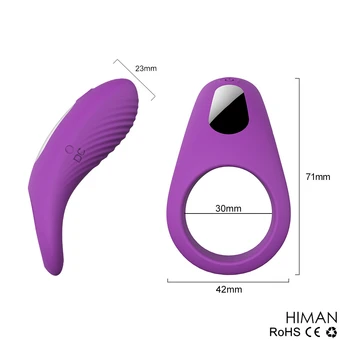 Wireless Remote Control Vibrator For Man Penis Sleeve Vibrator Ring Delay Time G-spot Clitoris Stimulator Adult Toys for Couples 5