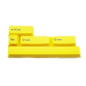 

For Merchanical Keyboard Creative Cherry Profile Sublimation Keycaps 2.25x Shift Fc660 ESC Enter 6.25x Space Yellow Color KeyCap