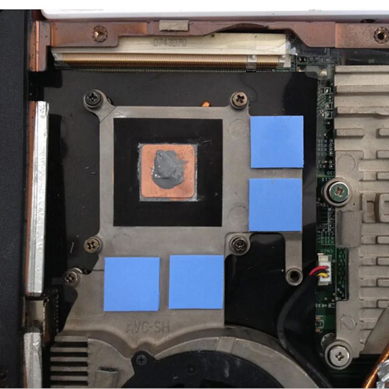 10 шт./лот 15x15x0 1 мм DIY медные шипы теплоотвода термопрокладка охлаждение для