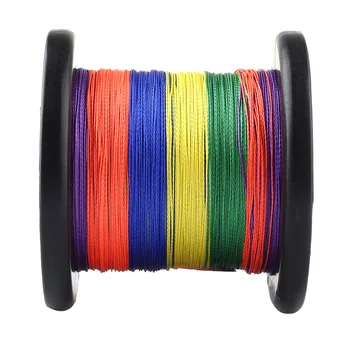 

Hot Sale articulos de pesca Colorful Strong Powerful 4 Strands Multifilament 500m 70LB PE Braided Fishing Line Pesca 6#