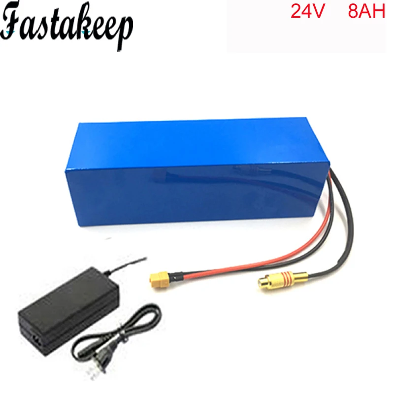 

DIY rechargeable lithium battery 24v 8ah lithium ion battery 24v 8ah li-ion battery pack +charger+BMS