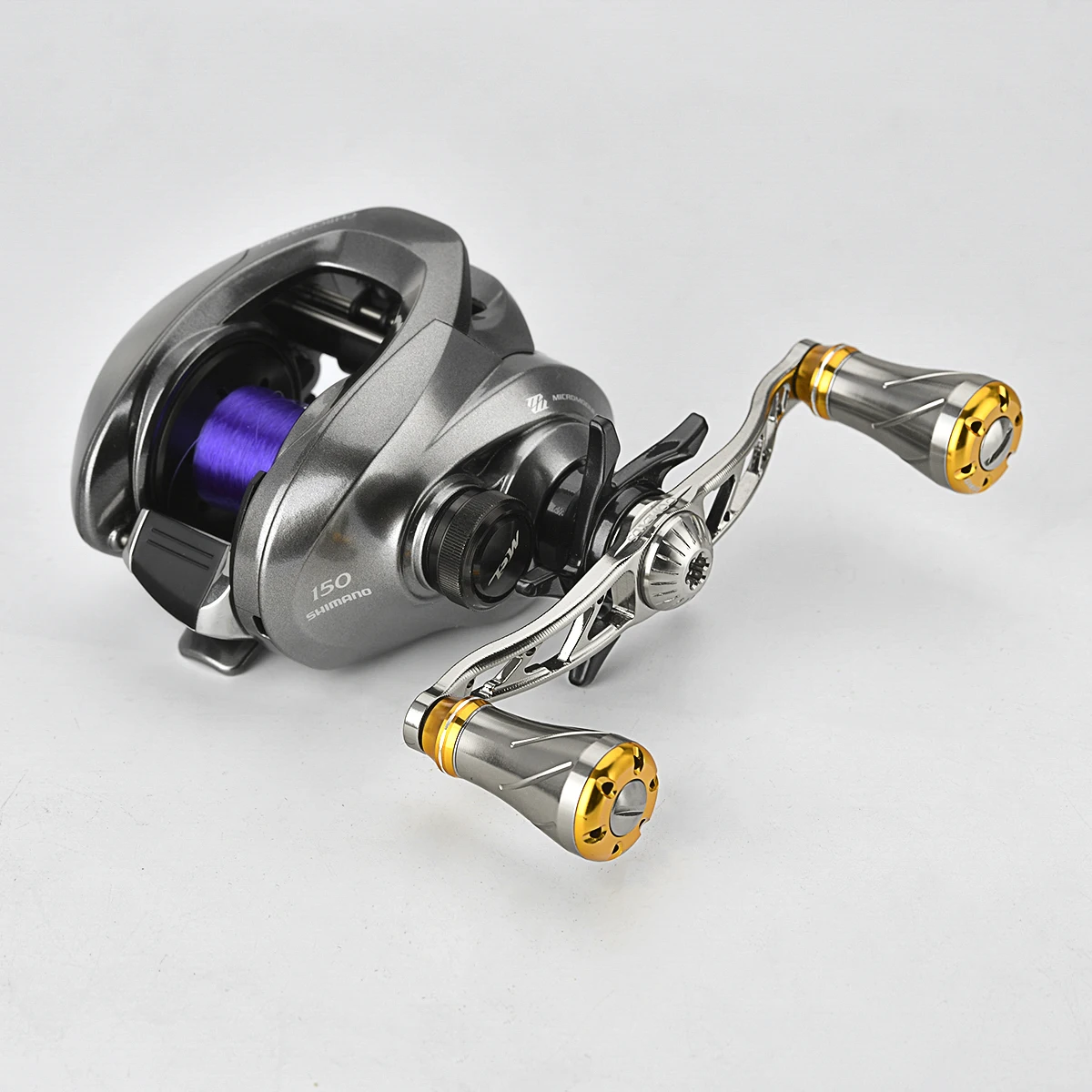 Gomexus الصيد بكرة الطاقة مقبض ل Shimano دايوا Baitcasting بكرة جولة بكرة مقبض 95 مللي متر كما وصف