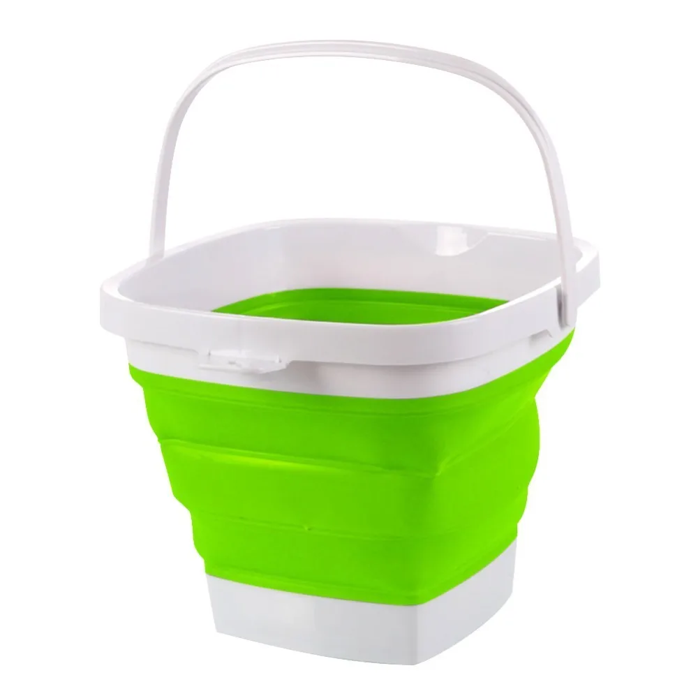 

3L Bucket For Fishing Folding Collapsible Portable Bucket Plastic Can Be Hanging Car Wash Fishing Barrel