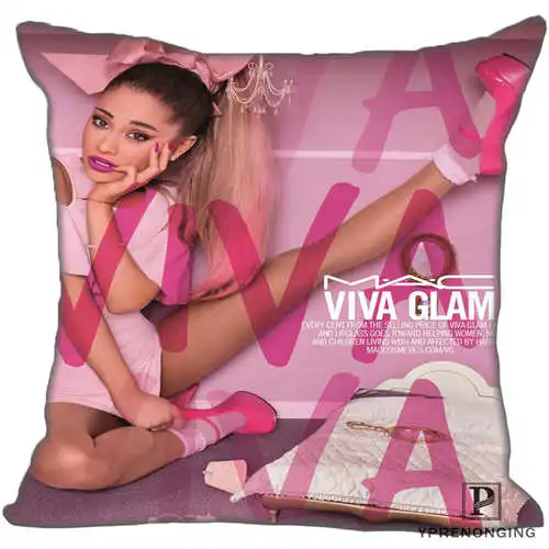 Лучший заказ Ariana_Grande(2)@ Наволочка на подушку, спальня домашняя квадратная Наволочка на молнии(с одной стороны)#190404-01-57 - Цвет: Pillowcase