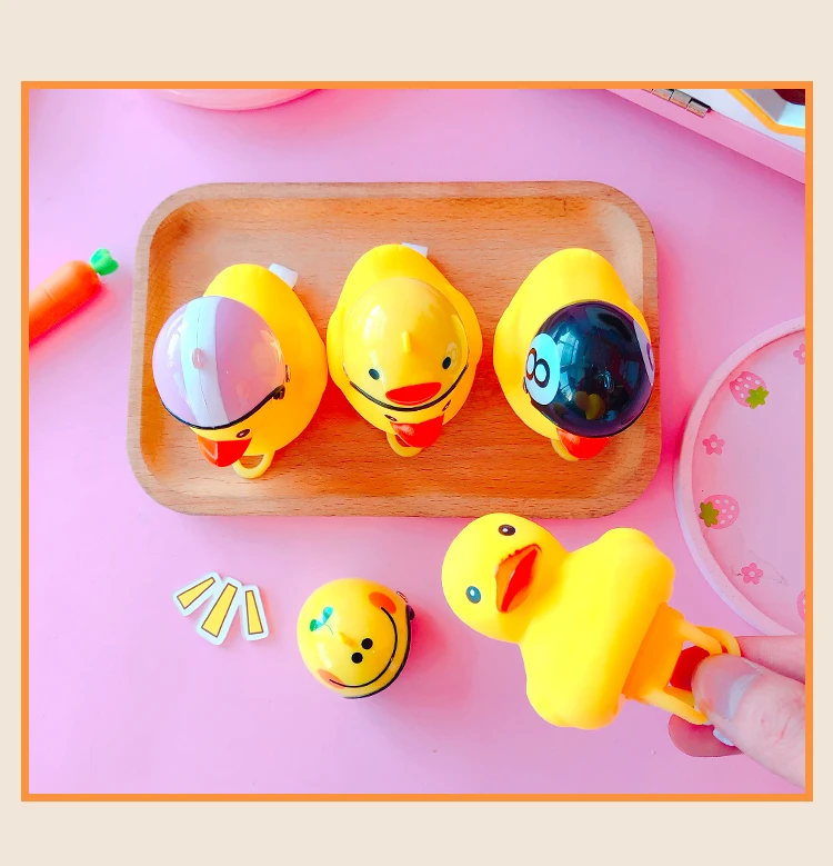 Lovely Duck  Helmet Ring Bell Toy For Motorcycle Cycling Bicycle Bike Ride Horn Alarm 9