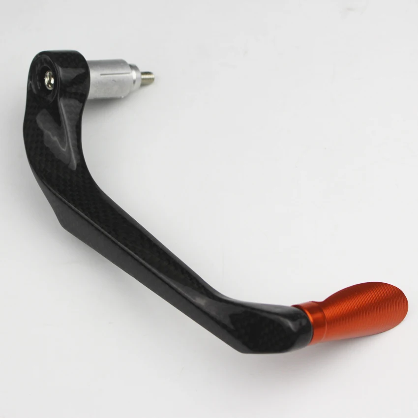 Carbon fiber+Aluminum Motorcycle hand Protect Guard System Brake Clutch Levers Protector Falling Protection For Honda Suzuki