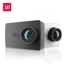 YI 4K Action Camera Bundle 2.19″ LCD Tough Screen 155 Degree EIS Wifi International Edition Ambarella 12MP CMOS Sports Camera