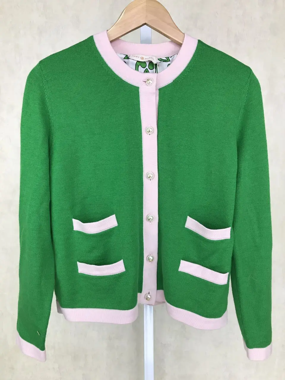 green summer cardigan