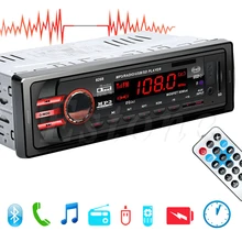 DC 12V автомобильный SD USB 1 DIN Bluetooth аудио приемник In-Dash FM Aux MP3 стерео радио