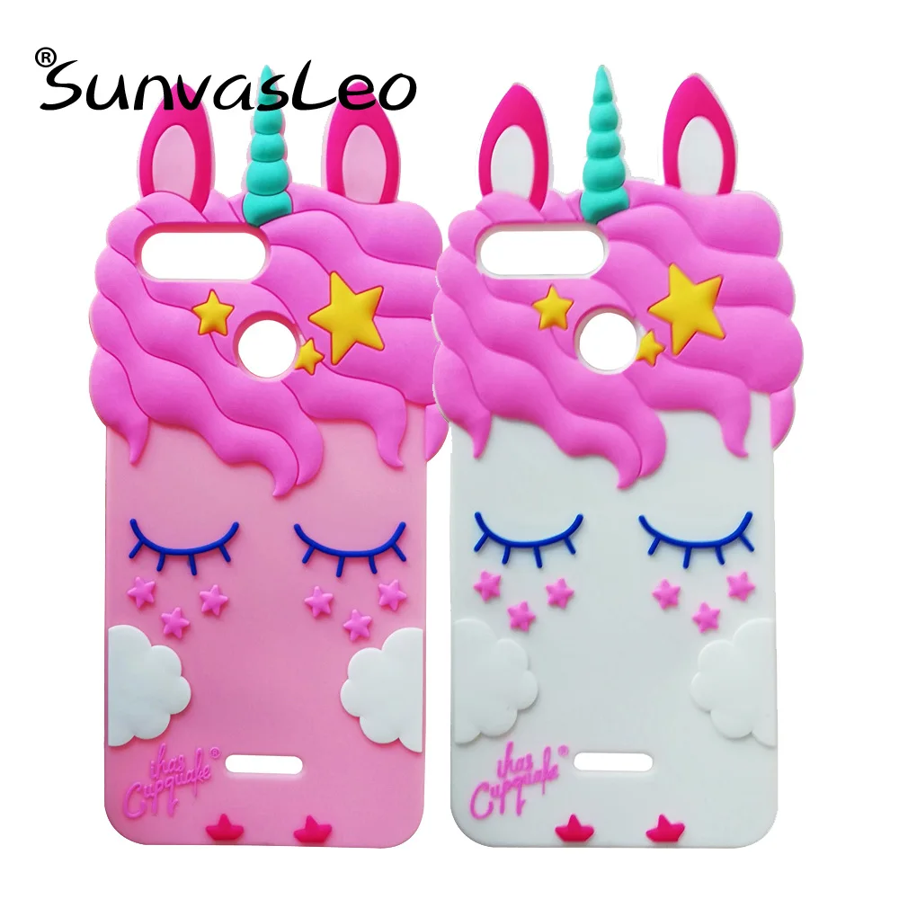 

For Xiaomi Redmi 6 5.45" 3D Soft Silicone Case Phone Cover Cartoon Unicorn Fundas Coque Capa Skin Shell For Xiaomi Redmi 6 5.45"