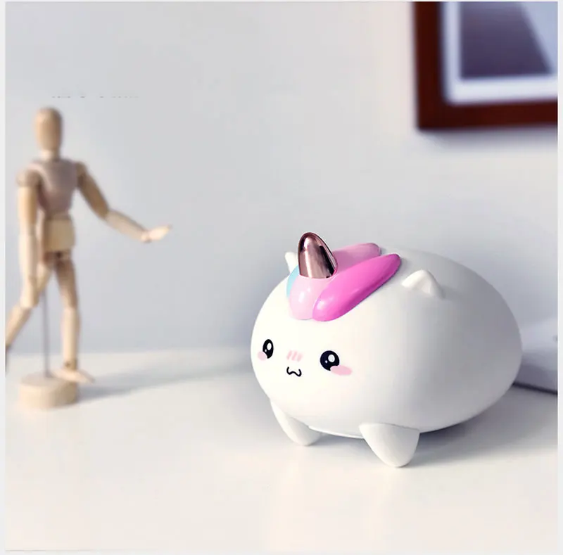 Unicorn Silicone LED Night Light Touch Sensor Baby Light Warm Lighting for Kid Bedroom Decorate Night Lamps Birthday Gift (8)
