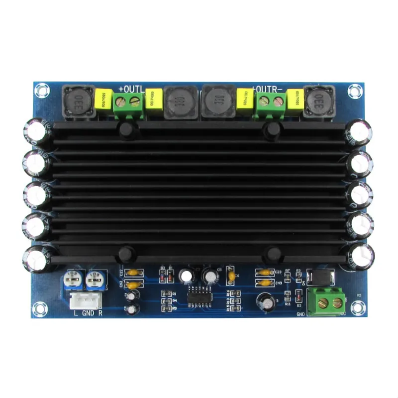 AIYIMA Amplifiers Audio Board Amplificador Pre-class TPA3116D2 Two Channel Digital Amplifier Board 150x2 DC12-24V