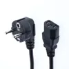 1.5m IEC320 C13 to European 2 pin Round Power line cables,Schuko CEE7/7 Power Cable,IEC320 C14 VDE Power cord ► Photo 2/3