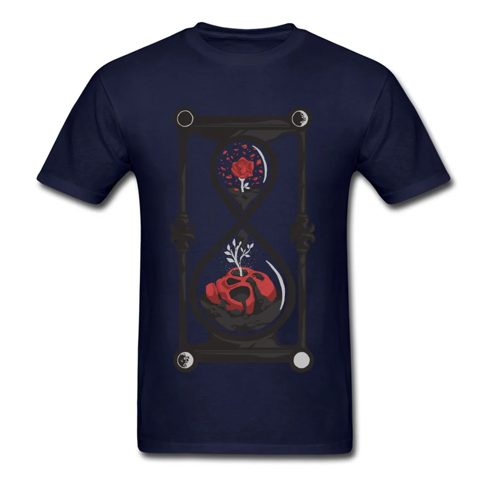 Memento Mori Unique Short Sleeve Tees Thanksgiving Day O Neck 100% Cotton Mens Top T-shirts Unique T-Shirt 2018 New Memento Mori navy