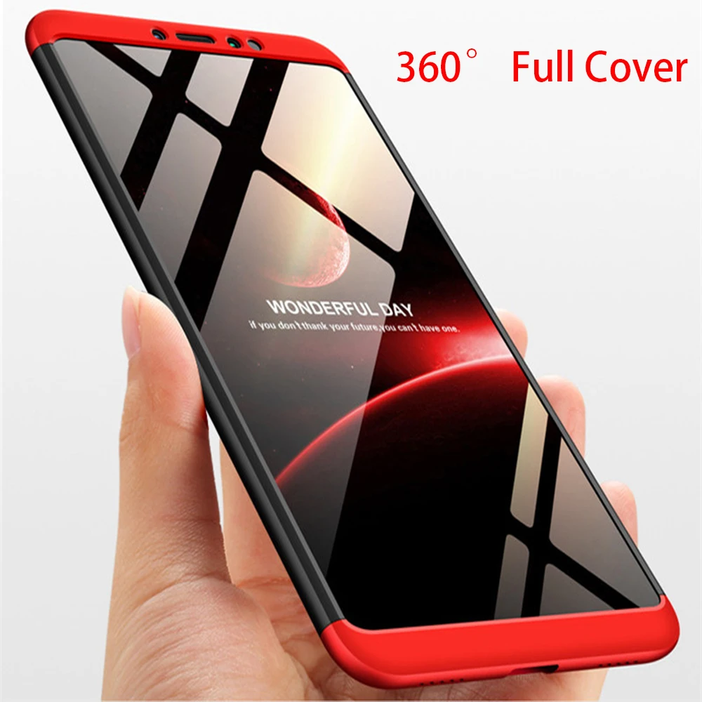 

For Xiaomi Pocophone F1 Case 360 3 in 1 Shockproof Hard PC Full Back Cover Matte Case For Xiaomi Pocophone F1 Poco F1 Cover Full