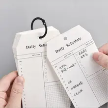52 sheets Newest Loose Leaf Daily Schedule To Do It List Planner Memo Note Pads  Study Work Notepads Book Stationery Supplies