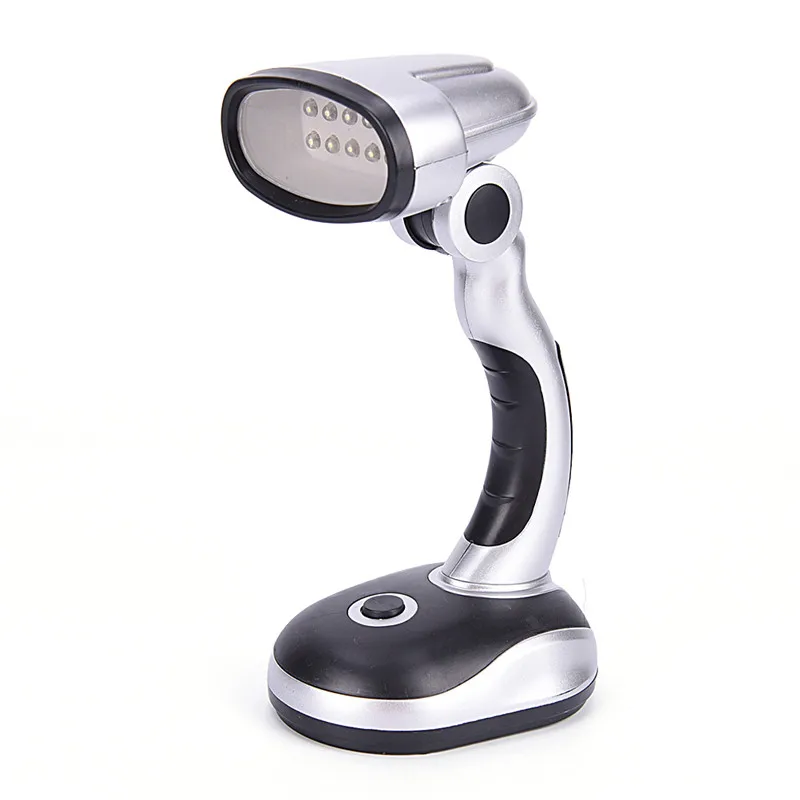 12Bulb LED Battery USB Gadgets Operated Portable Desk Light Lamp Laptop