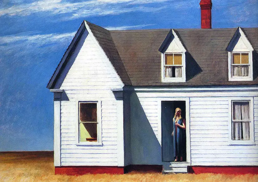 

Edward Hopper: High Noon. SILK POSTER Decorative painting 24x36inch