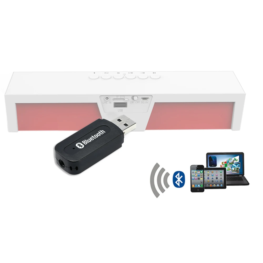 2018 популярный портативный мини USB беспроводной Bluetooth аудио приемник Hands free 3 5 мм AUX