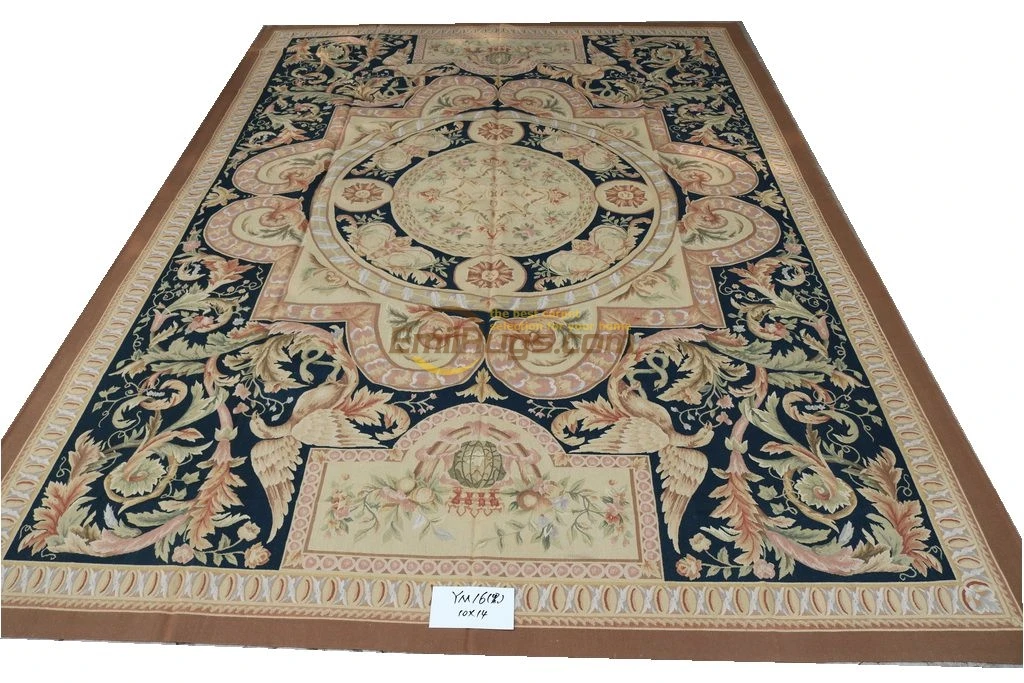 Wool Large Carpet Heavyweight Runner Carpet Room Floor Decoration Rectangle Carpet Serapi