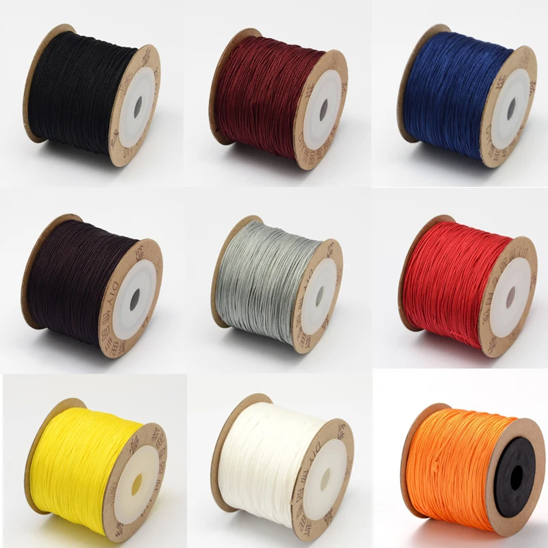 0.8mm 100m/roll Nylon Cord Threads for Fashion Jewelry Making DIY