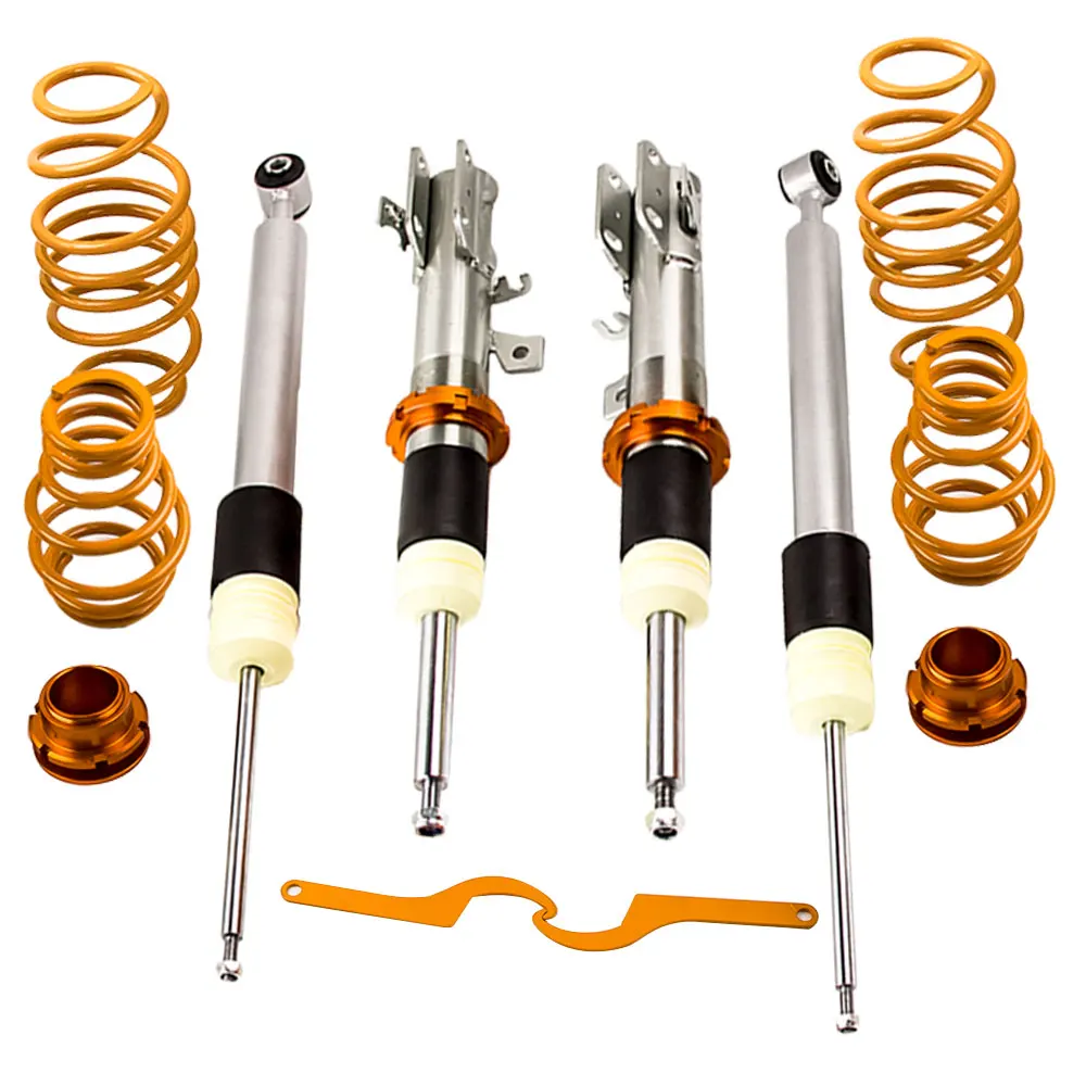 

Adjustable Coilovers Suspension Spring Shock Absorber Strut For Ford Fiesta Mk7/JA8 MKVI 2008-2017