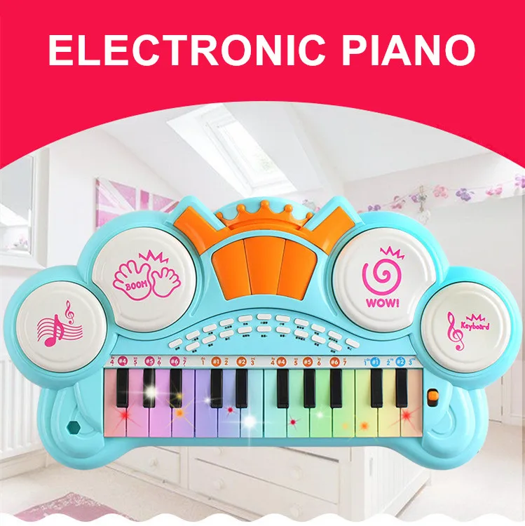 

Children's Music Piano Lighting Sound Effects Multimedia playback Learning Education Toy Musical Instrument 1-6 Years
