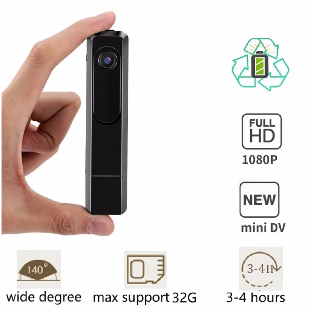 

Professional Mini Camcorder Recording Pen 1080P HD DV High-capacity Charging battery+USB interface Voice Video Recorder Camera