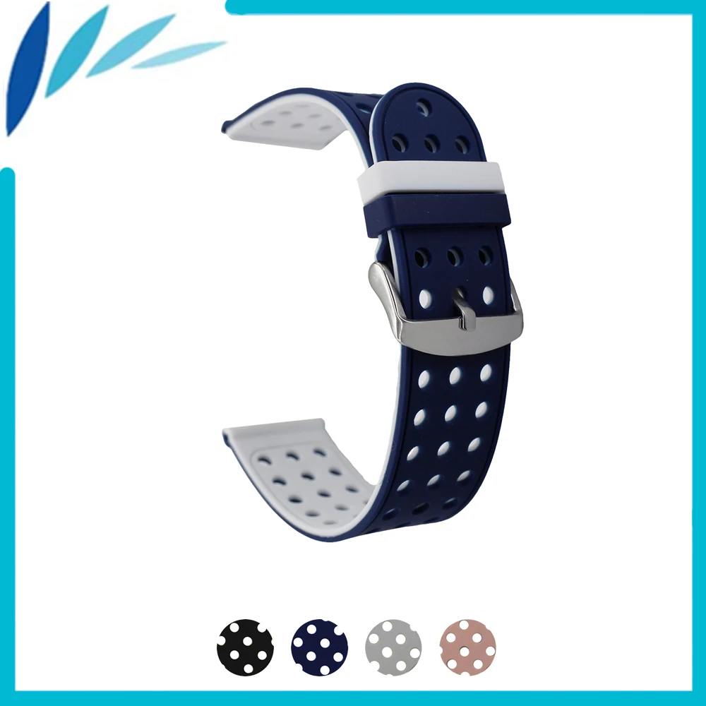 

Silicone Rubber Watchband 20mm 22mm for IWC Watch Strap Wrist Loop Belt Bracelet Black Green Red Grey Blue Pink + Spring Bar