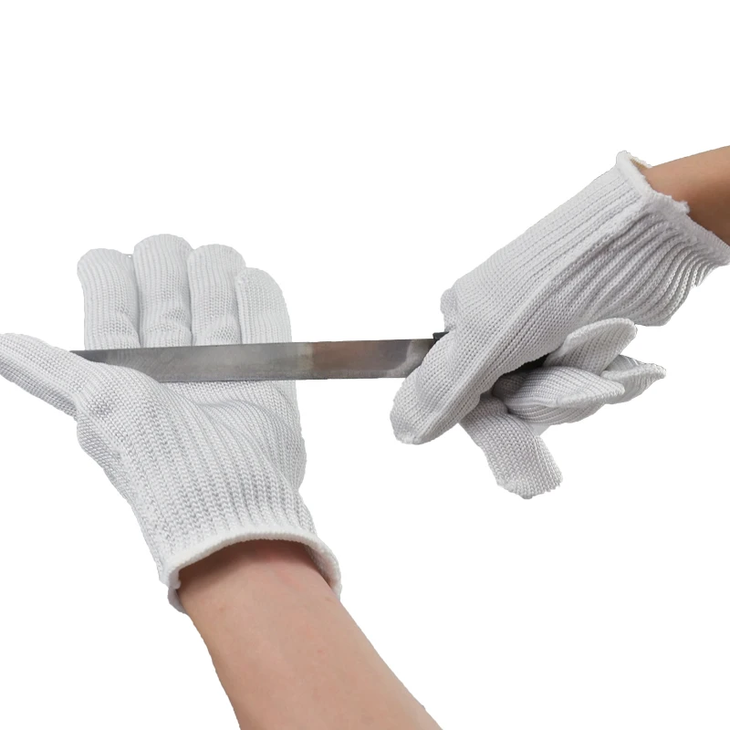 

One Pair Kevlar Cut Resistant Gloves Stainless Steel Wire Safety Gloves Metal Mesh Butcher Anti-cutting Work Gloves