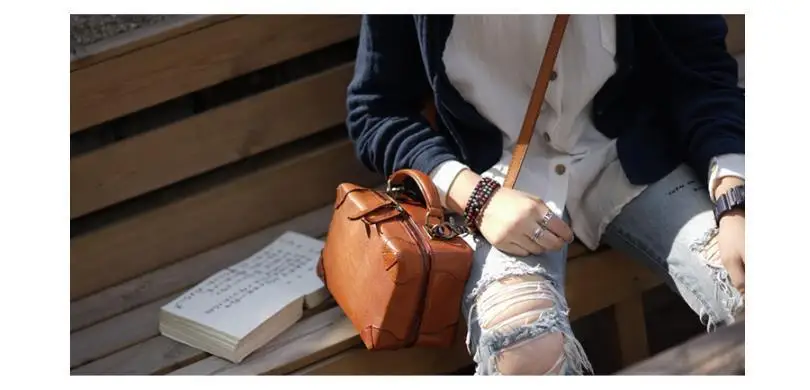 Женские сумки через плечо из натуральной кожи, роскошная фирменная коробка на одно плечо, косая через маленькие квадратные пакеты ручной работы