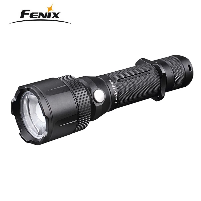 2018 Fenix FD41 Cree XP-L HI светодиодный 900 люмен 18650 фонарик с функцией зума прожектор |