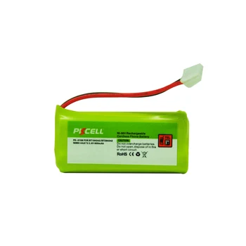 

1pcs Ni-MH Battery Pack NiMH AAA 800mAh 2.4V Rechargeable Cordless Phone Battery (PK-0106) for VTech BT284342 BT184342