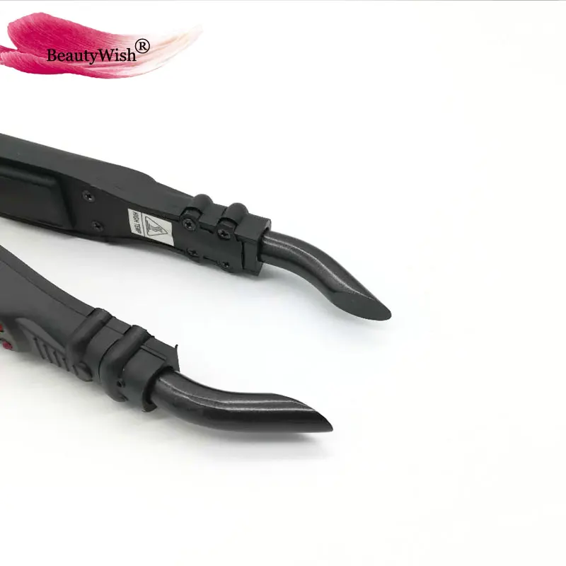 Ajustar-temperatura de Fusão da Extensão do Cabelo Conector de Ferro Fusão da Extensão do Cabelo Vermelho e Preto 1 pc 4 High Quality Apliques e perucas