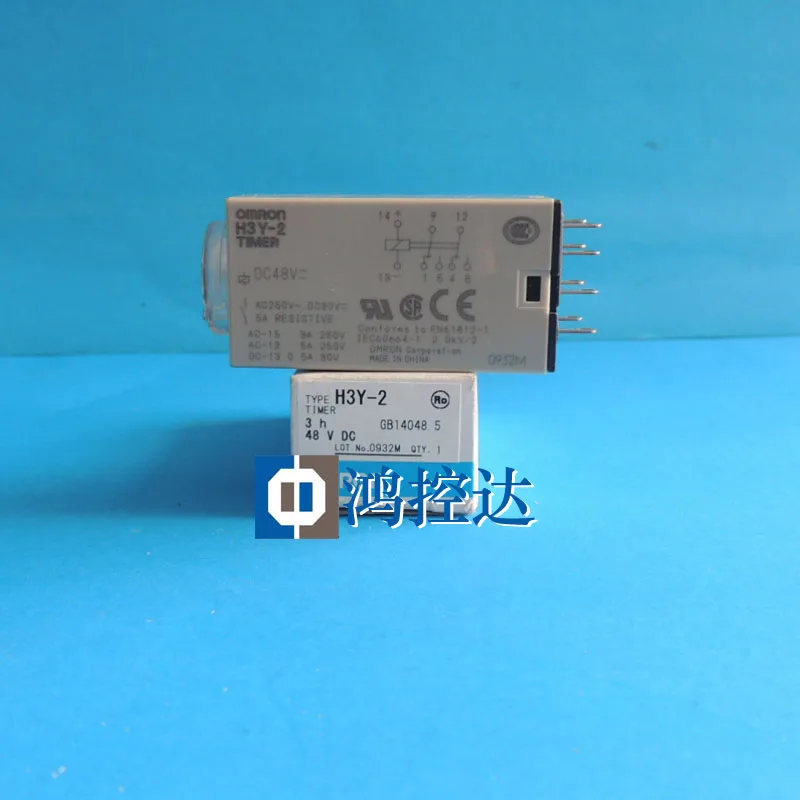 Новое оригинальное реле времени H3Y 2 3 h DC48V|Датчики| |