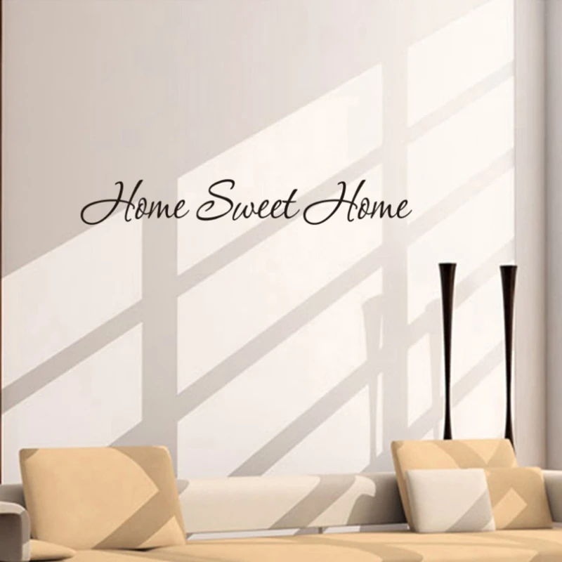 Diseno De Moda Diy Carta Cita Hogar Dulce Hogar Pegatinas De Pared Decoracion Del Hogar Calcomanias Arte Mural Jul5 Stickers Home Decor Designer Wall Stickerswall Sticker Aliexpress