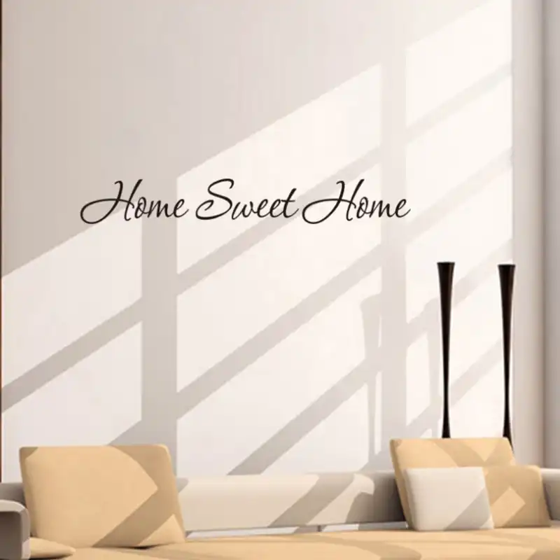 Diseno De Moda Diy Carta Cita Hogar Dulce Hogar Pegatinas De Pared