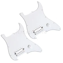 Новые 2 шт белые загруженные накладки один хамбакер Для СТРАТА гитары Запасные детали для гитары